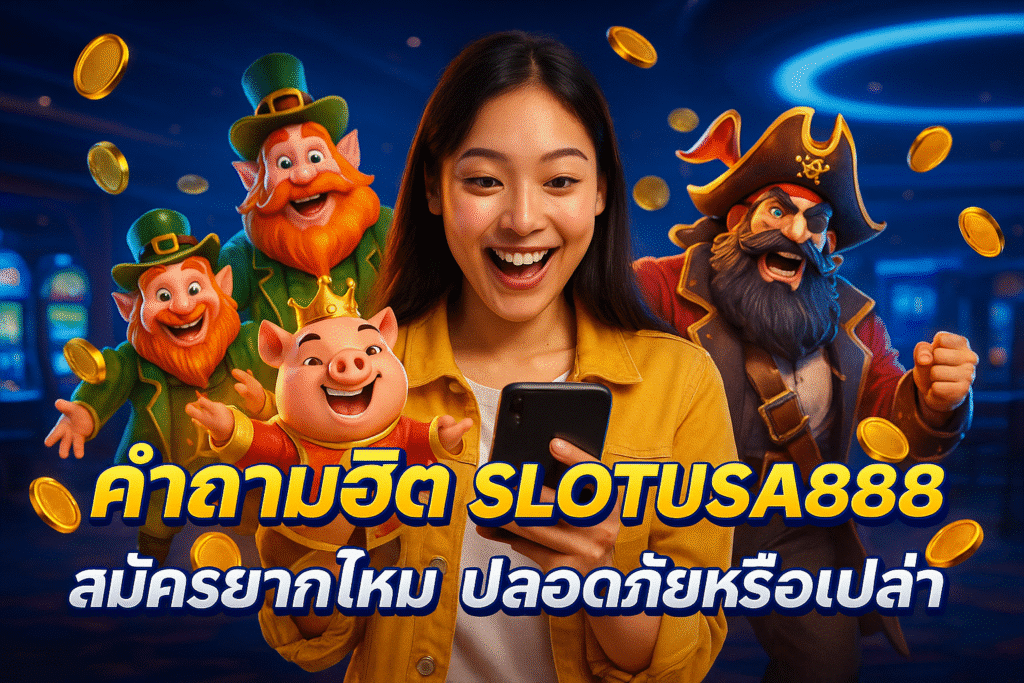คำถามฮิต SLOTUSA888 สมัครยากไหม ปลอดภัยหรือเปล่า?