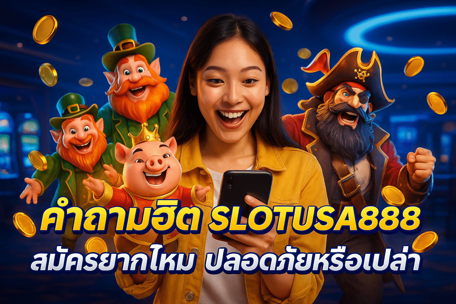 คำถามฮิต SLOTUSA888 สมัครยากไหม ปลอดภัยหรือเปล่า?