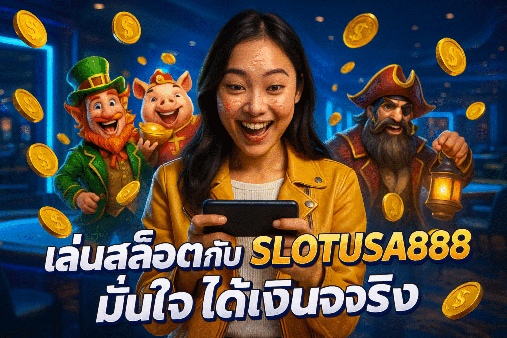 เล่นสล็อตกับ SLOTUSA888 มั่นใจได้เงินจริง