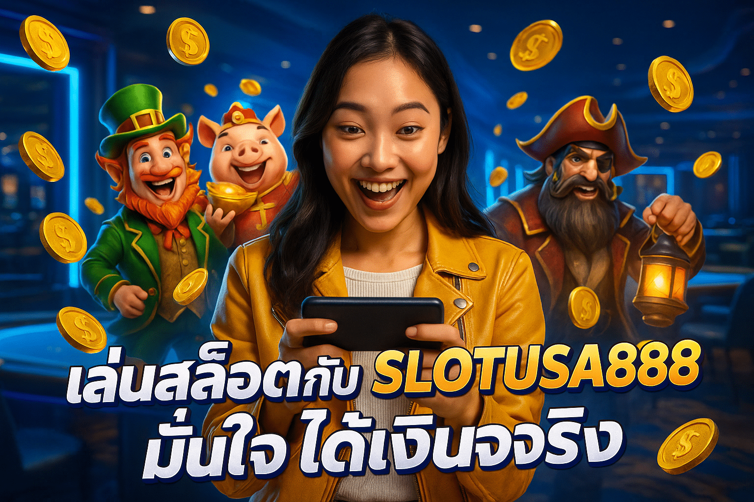 เล่นสล็อตกับ SLOTUSA888 มั่นใจได้เงินจริง